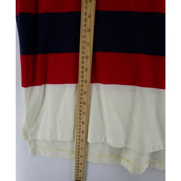 VINTAGE Ralph Lauren Polo Shirt Large White 90s Pullover Golf Pony * - Picture 7 of 15